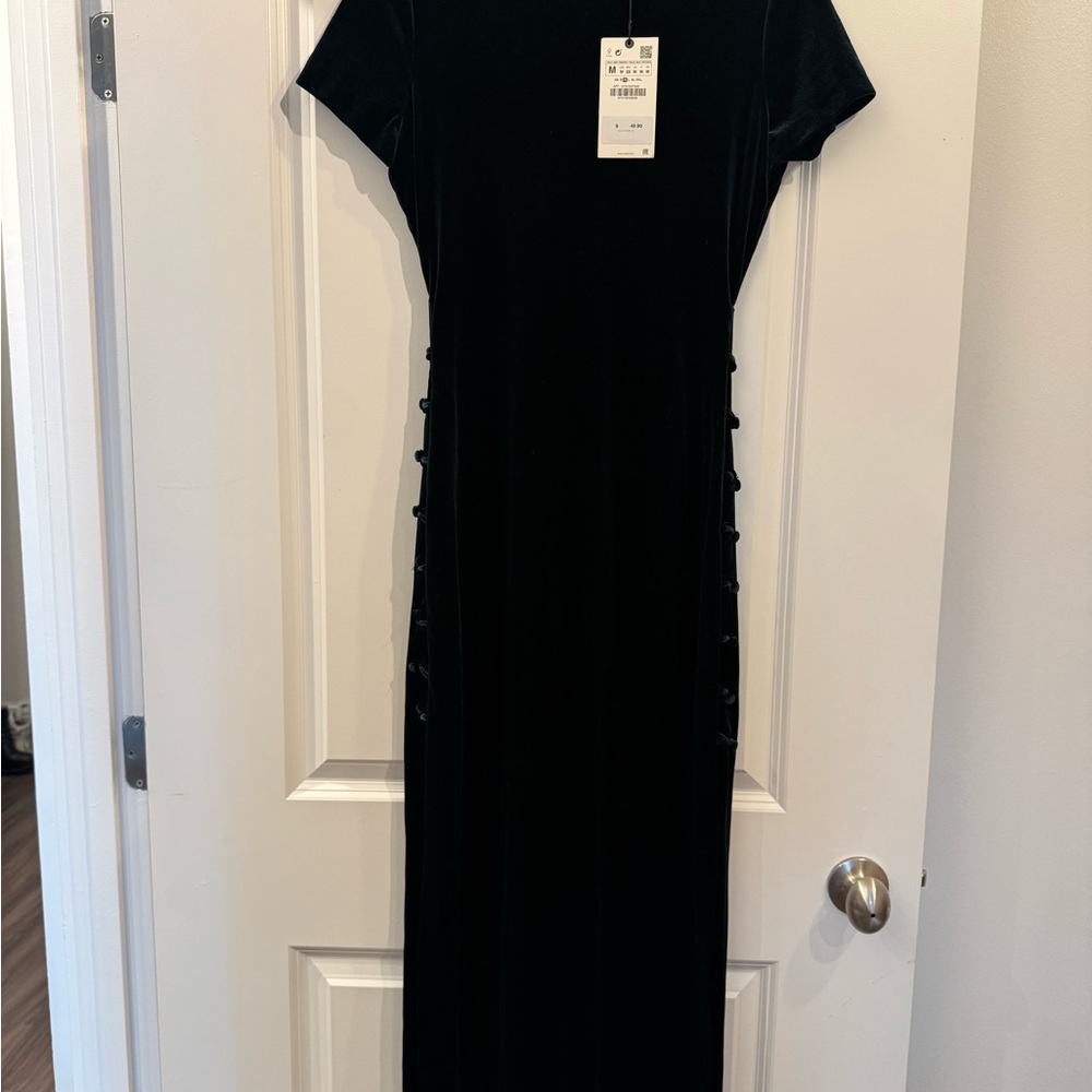 Zara Green Maxi Dress